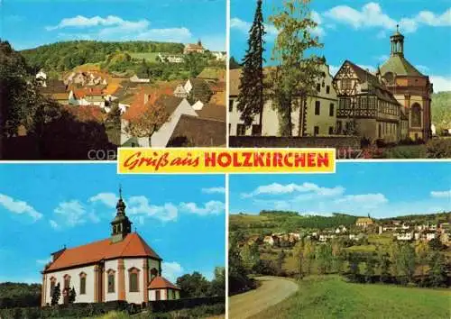 AK / Ansichtskarte Holzkirchen Unterfranken Hotel Benedictushof ehem Benediktiner Kloster Panorama