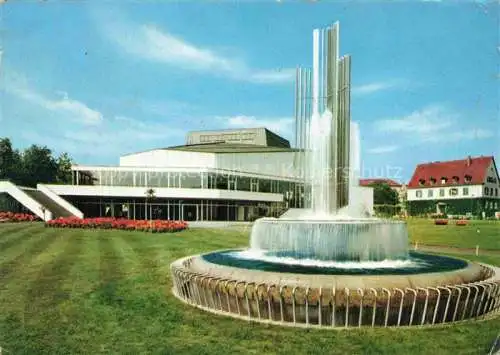 AK / Ansichtskarte SCHWEINFURT Main Theater Brunnen