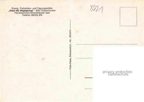 AK / Ansichtskarte Altenmuenster Unterfranken Ev Freizeit und Tagungsstaette Haus der Begegnung