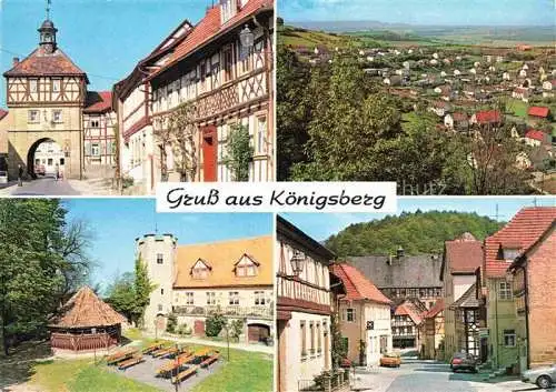 AK / Ansichtskarte Koenigsberg Bayern Stadttor Panorama Schloss 