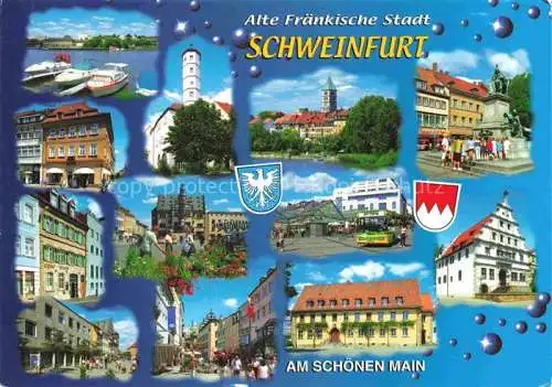 AK / Ansichtskarte SCHWEINFURT Main Teilansichten Am schoenen Main