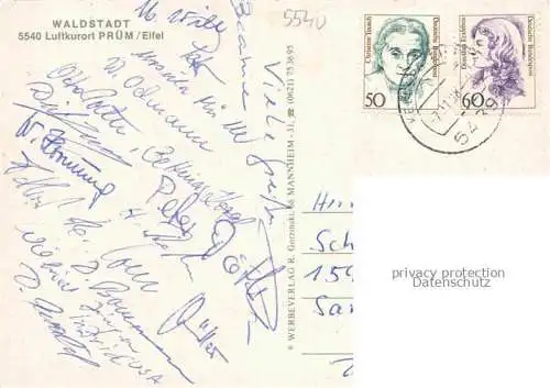 AK / Ansichtskarte Pruem Eifel Rheinland-Pfalz Stadtplatz Teilansichten