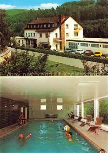 AK / Ansichtskarte Pruem Eifel Rheinland-Pfalz Hotel Tannenhof Hallenbad