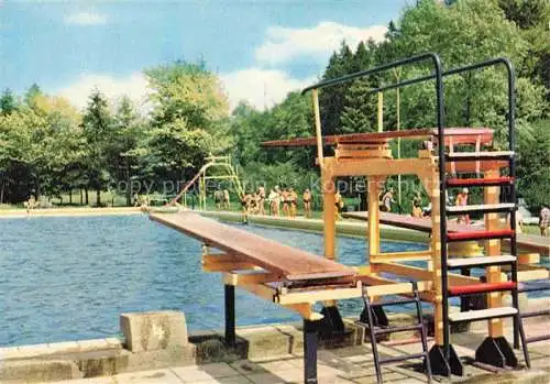 AK / Ansichtskarte Pruem Eifel Rheinland-Pfalz Waldbad