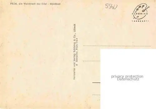AK / Ansichtskarte Pruem Eifel Rheinland-Pfalz Waldbad
