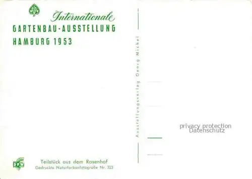 AK / Ansichtskarte IGA Gartenbauaustellung International Hamburg Rosenhof