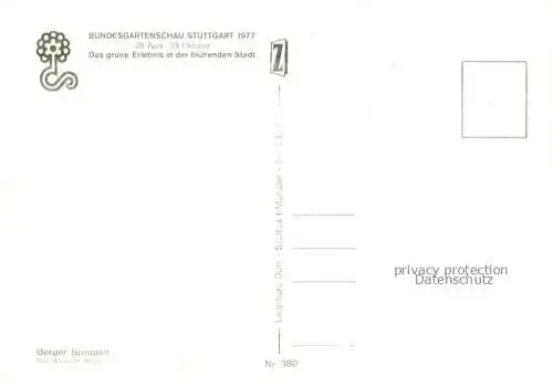 AK / Ansichtskarte BUGA Bundesgartenschau Stuttgart Bluehende Stadt 