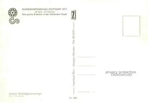 AK / Ansichtskarte BUGA Bundesgartenschau Stuttgart Bluehende Stadt 