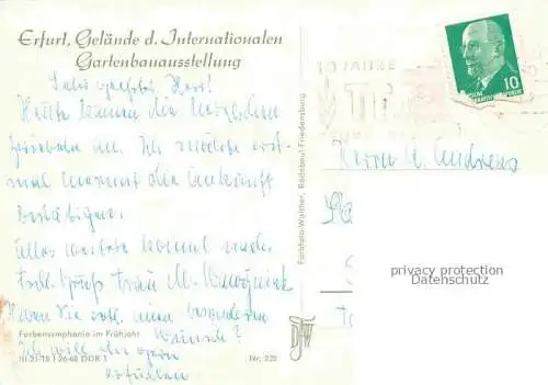 AK / Ansichtskarte IGA Gartenbauaustellung International Erfurt DDR Rosen
