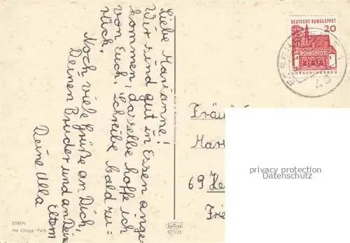 AK / Ansichtskarte GRUGA Ausstellungspark EssEN Ruhr Rosen Tulpen 