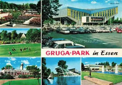 AK / Ansichtskarte Grugapark GRUGA Ausstellungspark EssEN Ruhr Wasserspiele 