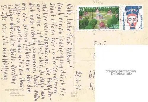 AK / Ansichtskarte Bitburg Marktplatz