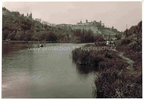 AK / Ansichtskarte WueRZBURG Bayern Mainpartie Schloss
