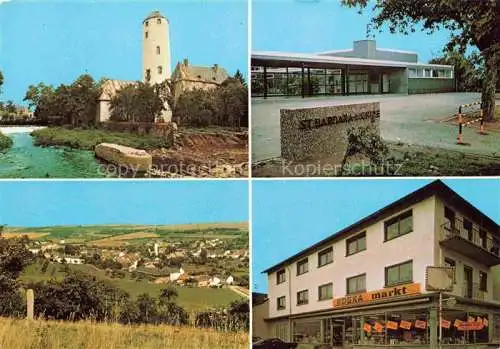 AK / Ansichtskarte Rittersdorf Eifel Kirche St Barbara Schule Panorama Edeka Markt