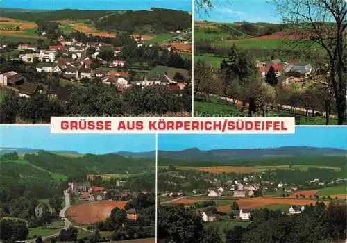 AK / Ansichtskarte Koerperich Eifelkreis Bitburg-Pruem Rheinland-Pfalz Panorama Teilansichten