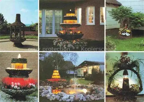 AK / Ansichtskarte Bolsdorf Fa Josef Kees Blumenkuebel Springbrunnen Krippen Grotten Gartenmoebel