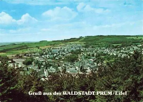 AK / Ansichtskarte Pruem Eifel Rheinland-Pfalz Fliegeraufnahme
