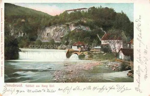 AK / Ansichtskarte INNSBRUCK Tirol AT Sillfall am Berg Isel
