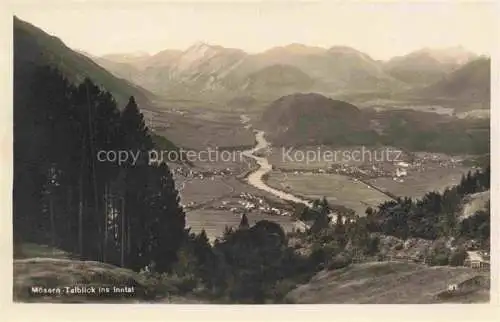 AK / Ansichtskarte Moesern Telfs Tirol AT Panorama Blick ins Inntal