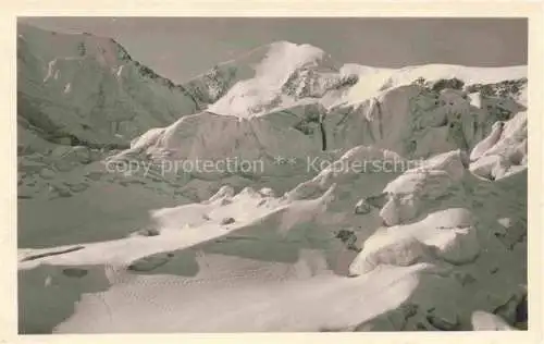 AK / Ansichtskarte Marzell-Ferner-Gletscher oetztal Tirol AT Gletscherbruch mit Similaun oetztaler Alpen