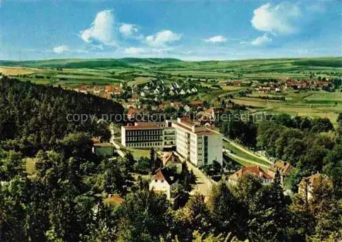 AK / Ansichtskarte Bad Neustadt Saale Bayern Panorama Kuranstalt Fraenkische Saale