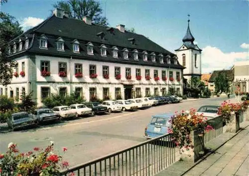 AK / Ansichtskarte Bad Neustadt Saale Bayern Schloss und Badhotel