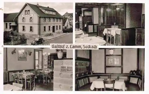 AK / Ansichtskarte Seckach Neckar-Odenwald-Kreis BW Gasthof zum Lamm Gastraeume
