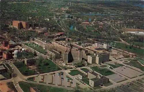 AK / Ansichtskarte Ypsilanti Michigan USA University Hospital buildings Air view