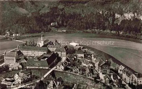 AK / Ansichtskarte Beuron Donautal Kloster Fliegeraufnahme