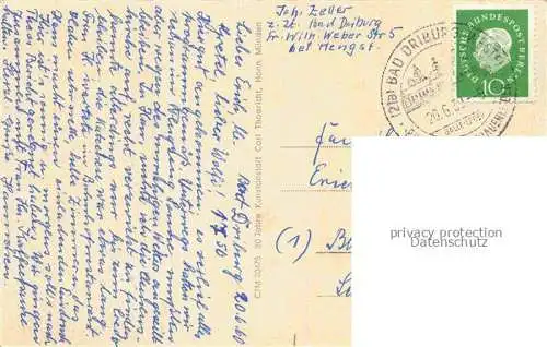 AK / Ansichtskarte Alhausen Bad Driburg Westfalen Geburtshaus Fr Wilh Weber