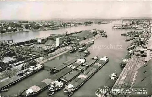 AK / Ansichtskarte Kleinhueningen BASEL BS Rheinhafen Panorama