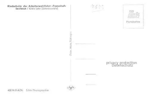 AK / Ansichtskarte Seelbach Schutter Lahr BW Kinderheim der AWO Tretenhof