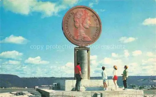 AK / Ansichtskarte Sudbury Ontario Canada Big Nickel Monument