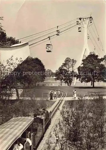 AK / Ansichtskarte BUGA Bundesgartenschau Koeln Liliputbahn Seilbahn 