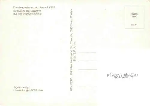 AK / Ansichtskarte BUGA Bundesgartenschau Karlswiese Orangerie Vogelperspektive 