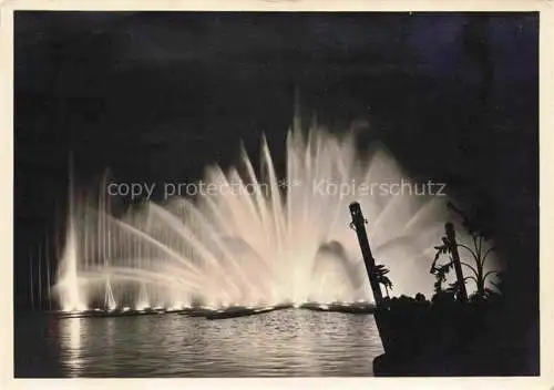 AK / Ansichtskarte IGA Gartenbauaustellung International Hamburg Wasserlichtkonzert 