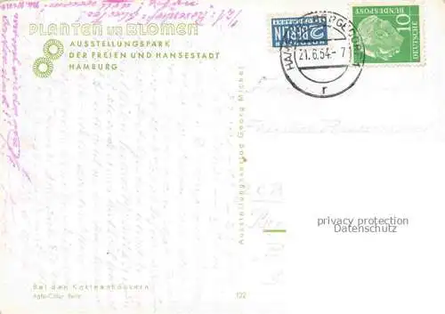 AK / Ansichtskarte Gartenbauaustellung Hamburg Kakteenhaeuser 