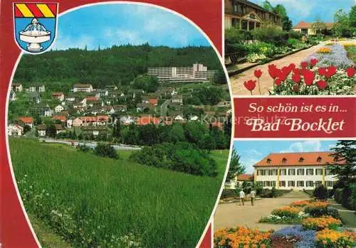 AK / Ansichtskarte Bad Bocklet Bad Kissingen Bayern Panorama Kurklinik Kurpark