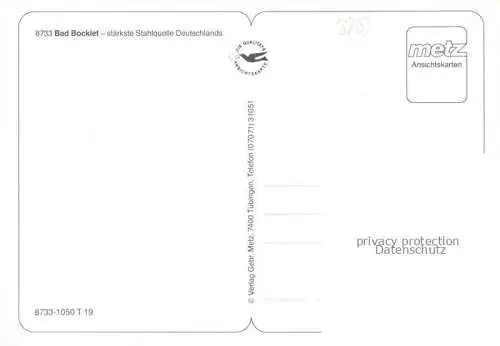 AK / Ansichtskarte Bad Bocklet Bad Kissingen Bayern Kurhaus Kurpark Wandelhalle Trinkhalle Hallenbad