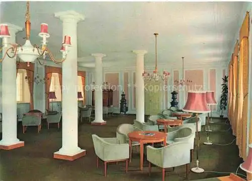 AK / Ansichtskarte Bad Bocklet Bad Kissingen Bayern Kurhaus Leseraum