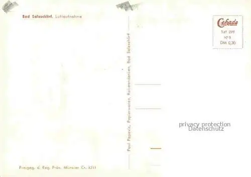 AK / Ansichtskarte Bad Salzschlirf Fulda Hessen Fliegeraufnahme