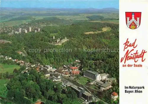 AK / Ansichtskarte Bad Neustadt Saale Bayern Fliegeraufnahme
