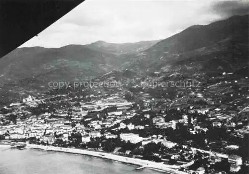 AK / Ansichtskarte SANREMO San Remo Liguria IT Fliegeraufnahme vom Luftschiff LZ 127 Graf Zeppelin