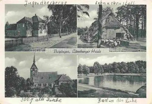 AK / Ansichtskarte Bispingen Jugendherberge Schnuckenstall Kirche Bad in der Luhe