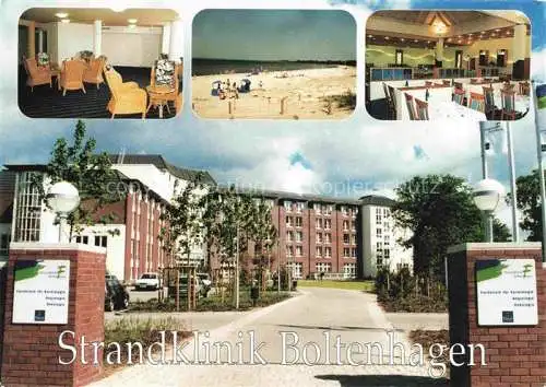 AK / Ansichtskarte Boltenhagen Ostseebad Strandklinik Teilansichten Strand