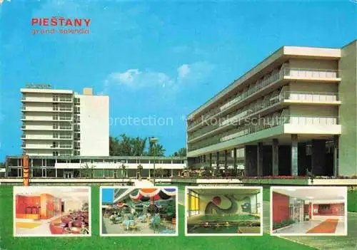 AK / Ansichtskarte Piestany Pistian Poestyen SK Grand splendid Teilansichten