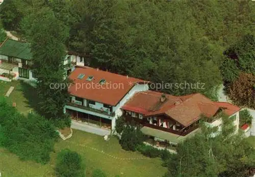 AK / Ansichtskarte Ruhpolding Bayern Sporthotel Gaestehaus Am Westernberg Fliegeraufnahme