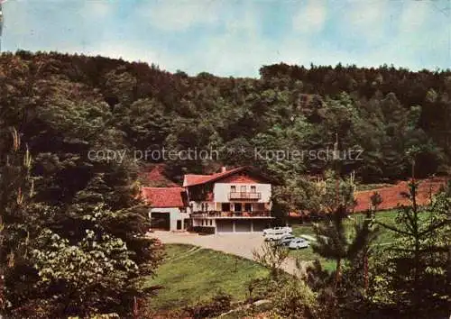 AK / Ansichtskarte Krausenbach Dammbach Aschaffenburg Spessart Gasthaus Pension Heppe