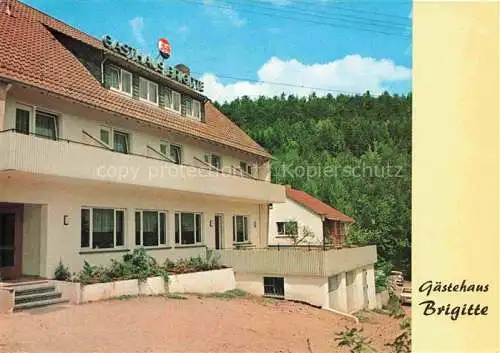 AK / Ansichtskarte Hessenthal Spessart Mespelbrunn Bayern Gaestehaus Brigitte