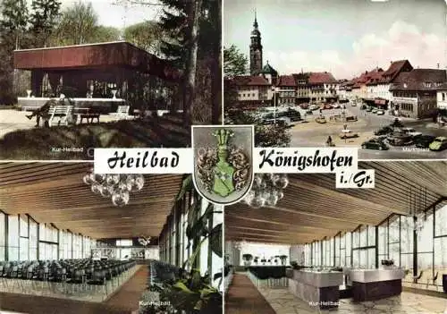 AK / Ansichtskarte Bad Koenigshofen Bayern Kur-Heilbad Marktplatz
